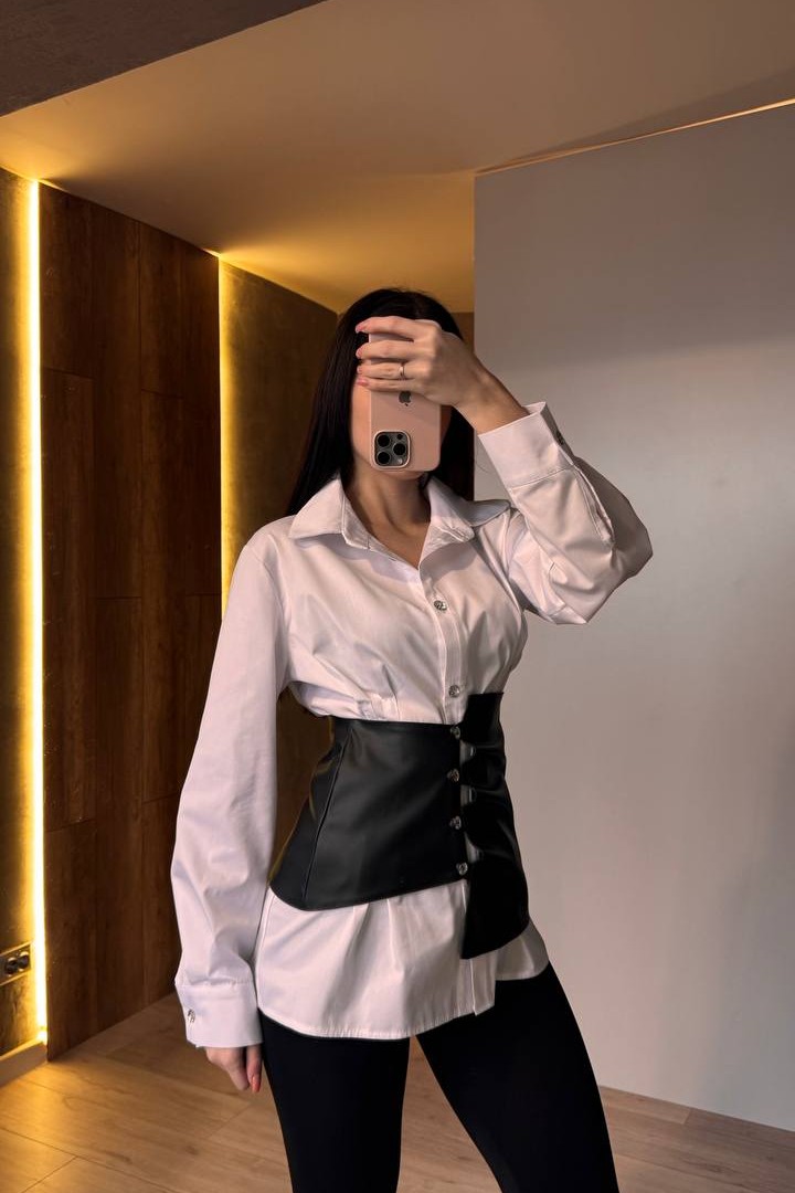 Блузка с баской AXY-080A550