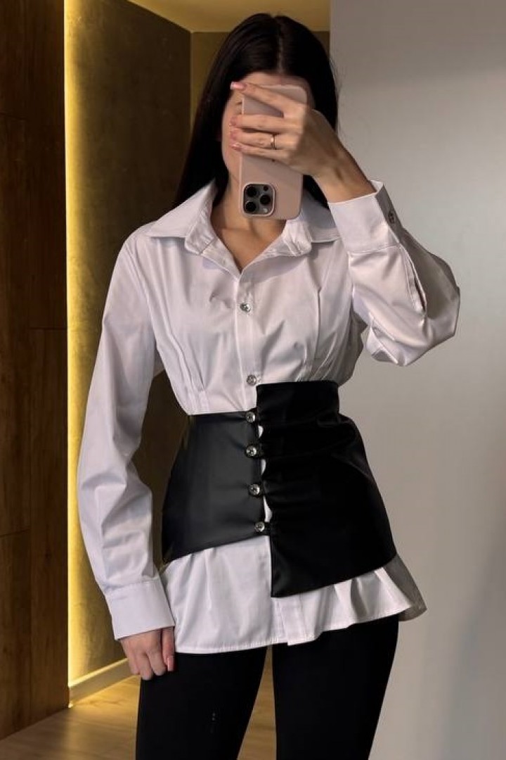 Блузка с баской AXY-080A550