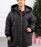 Демисезонная куртка женская большого размера  IRI-2051A18