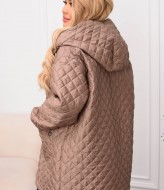 Демисезонная куртка женская большого размера  IRI-2051A18