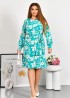 Платье с принтом LIB-01023A530
