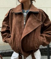 Стильная замшевая куртка INNA-328A1650