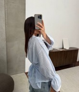 Рубашка с кружевом ANM-426A580