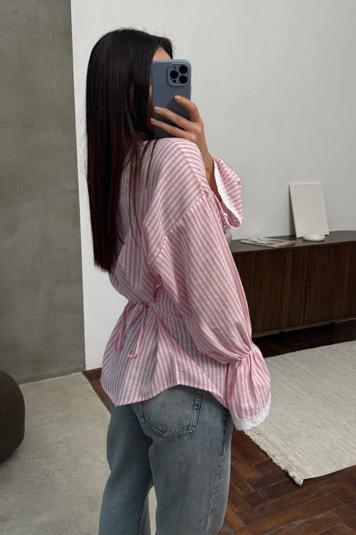 Рубашка с кружевом ANM-426A580