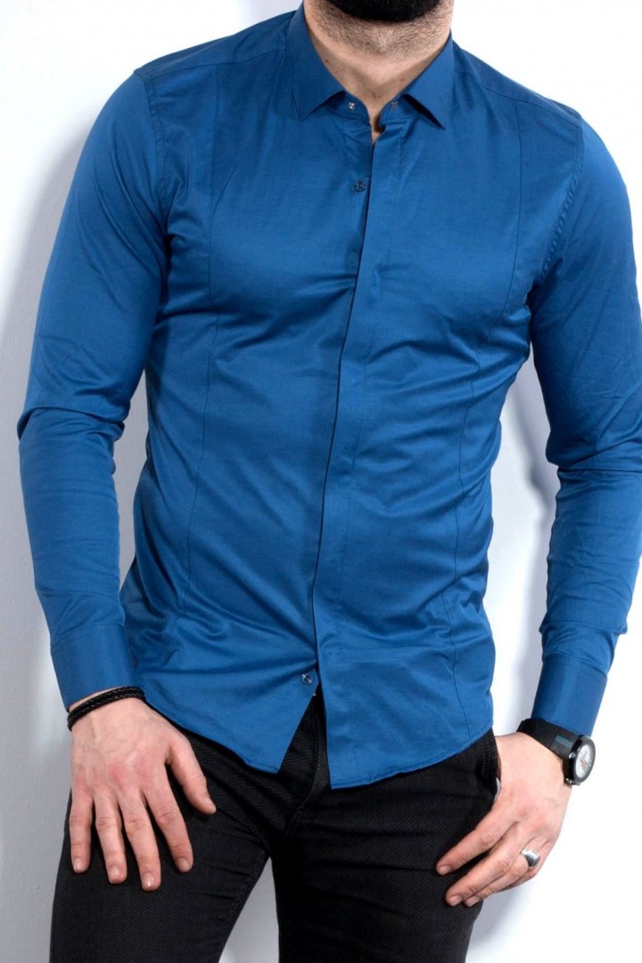 Классическая синяя рубашка RT-2607443A500