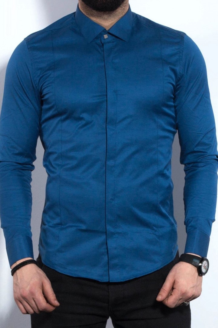 Классическая синяя рубашка RT-2607443A500