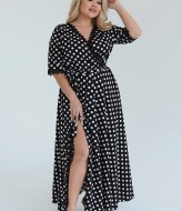 Платье в бельевом стиле с кружевом BEL-7546A22