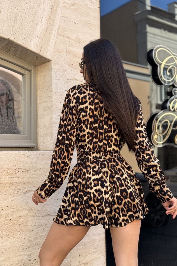 Укорочена сорочка + шорти-спідниця AKS-173A470