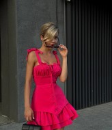 Сукня з баскою MPK-294A730