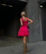 Сукня з баскою MPK-294A730