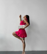 Сукня з баскою MPK-294A730