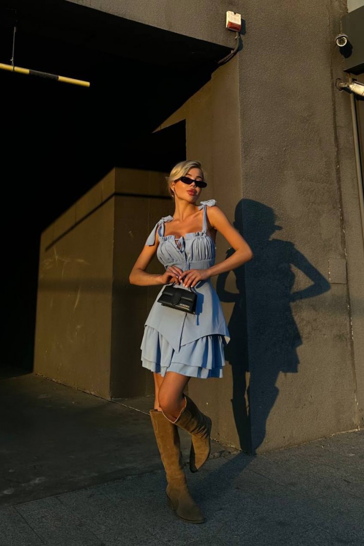 Сукня з баскою MPK-294A730