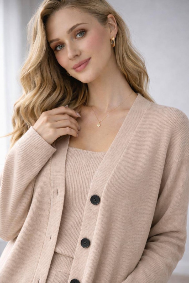 Ккостюм тройка с кардиганом EST-5968A930