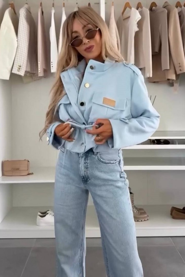 Женская куртка короткая  LOU-1380A980