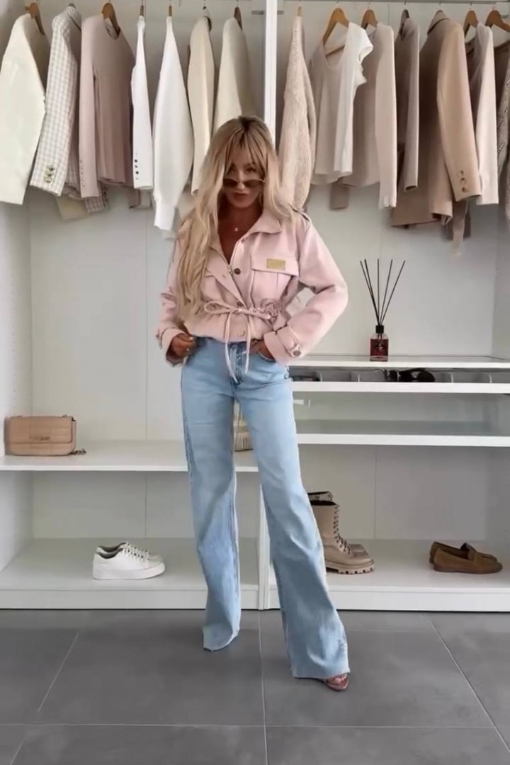 Женская куртка короткая  LOU-1380A980