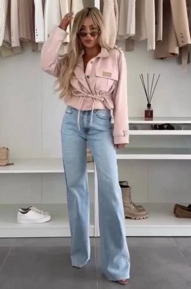 Женская куртка короткая  LOU-1380A980