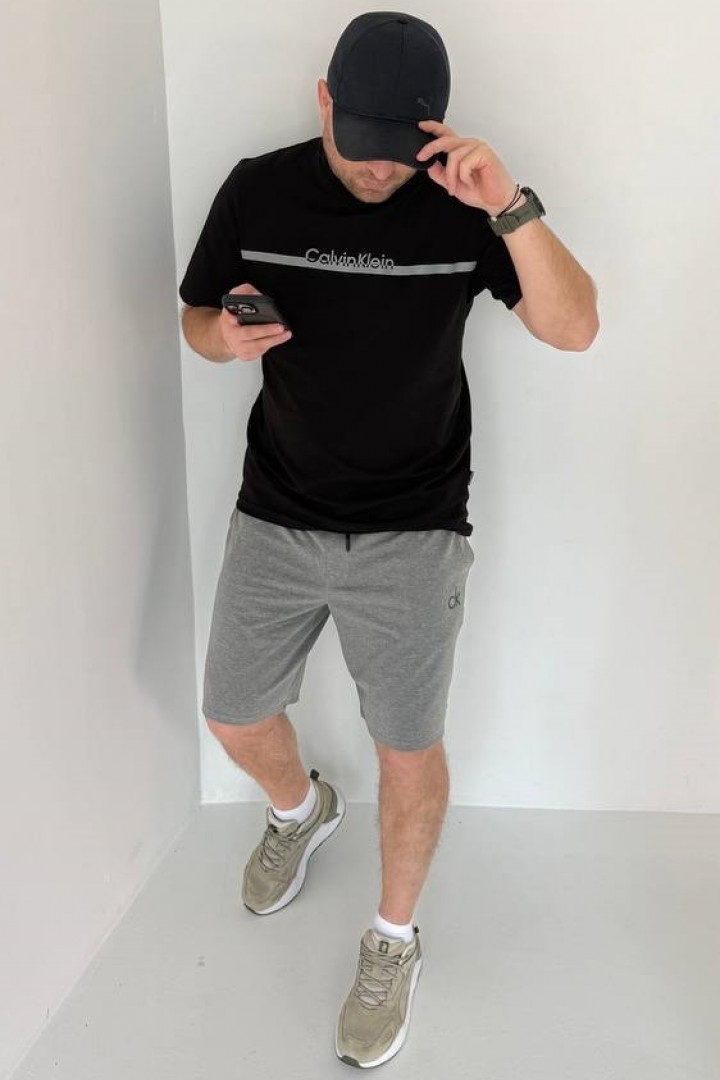 Мужской костюм футболка шорты  MUN-2095A899