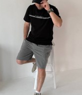 Мужской костюм футболка шорты  MUN-2095A899