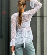 Гипюровая блузка  MIK-1661A290