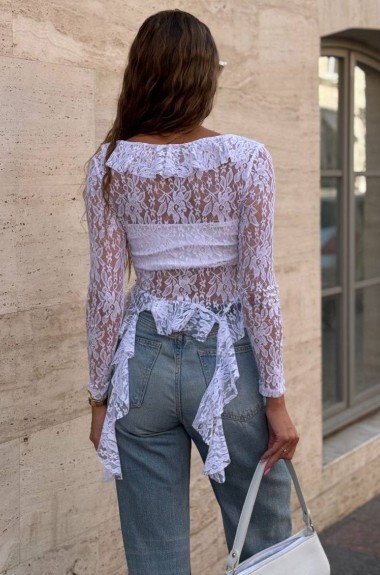 Кружевная блуза MIK-1660A310