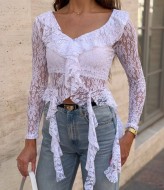 Кружевная блуза MIK-1660A310