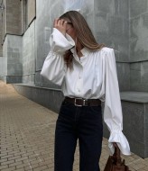 Сатинова сорочка NUL-7044A480