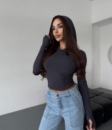 Лонгслив с капюшоном MIK-1705A330