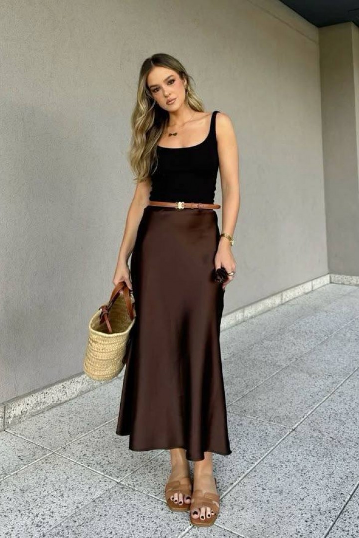 Сорочка  з розрізами на рукавах MIK-2454A420