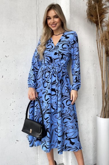 Платье креп жатка  MIK-2415A420