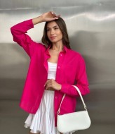 Сорочка  з розрізами на рукавах MIK-2454A420