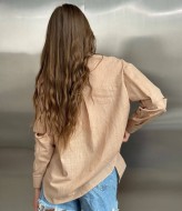 Сорочка  з розрізами на рукавах MIK-2454A420