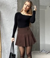 Коротка плісерована спідниця MIK-2429A250