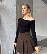 Коротка плісерована спідниця MIK-2429A250