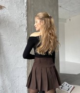 Коротка плісерована спідниця MIK-2429A250