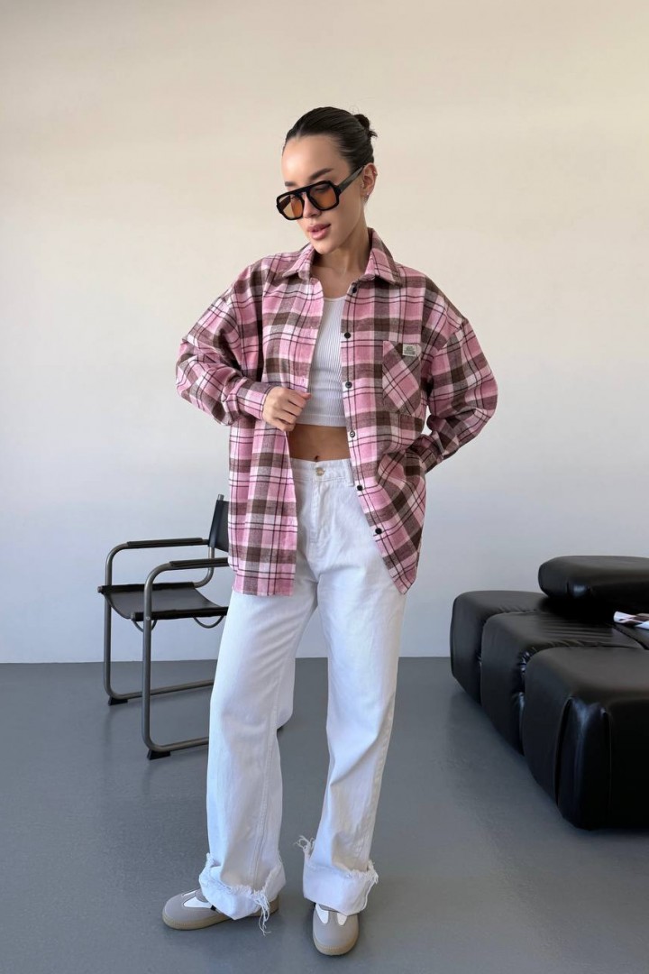 Фланелевая рубашка женская VSH-639A540