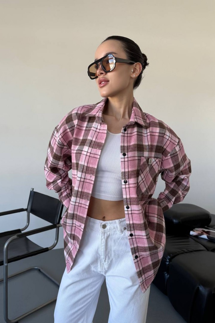 Фланелевая рубашка женская VSH-639A540