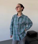 Фланелевая рубашка женская VSH-639A540