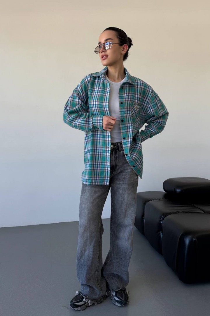 Фланелевая рубашка женская VSH-639A540