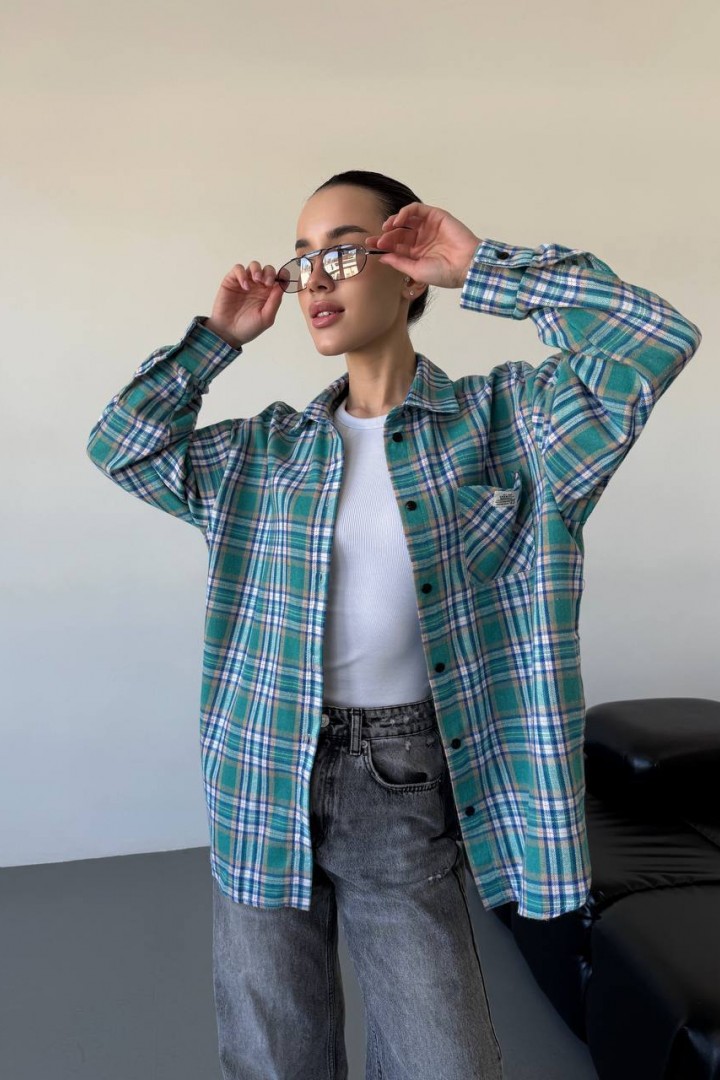 Фланелевая рубашка женская VSH-639A540