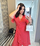 Платье с эффектом запаха NF-3699A500