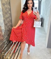 Платье с эффектом запаха NF-3699A500