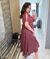 Платье с эффектом запаха NF-3699A500