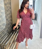 Платье с эффектом запаха NF-3699A500