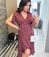 Платье с эффектом запаха NF-3699A500