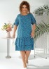 Легкое платье рукава на завязках MIK-2423A370