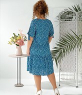 Легкое платье рукава на завязках MIK-2423A370