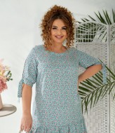 Легкое платье рукава на завязках MIK-2423A370