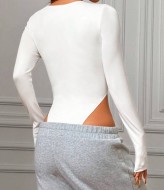 Стильный боди с длинными рукавами MIK-3099A219