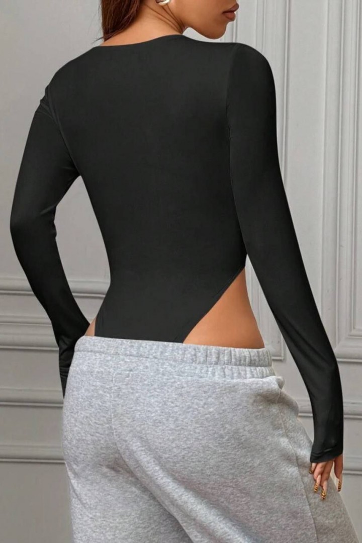 Стильный боди с длинными рукавами MIK-3099A219