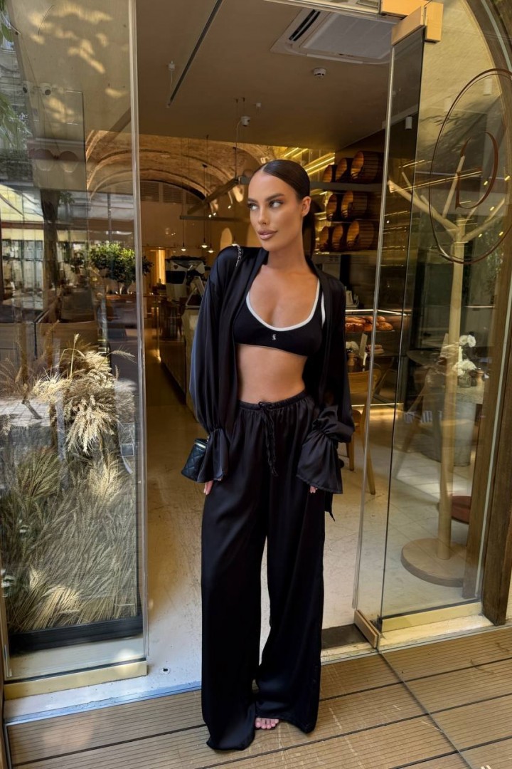 Костюм сорочка-кімоно і вільні штани RVA-429A700